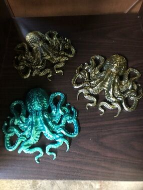 3-D Printed Octopus Wall Decor